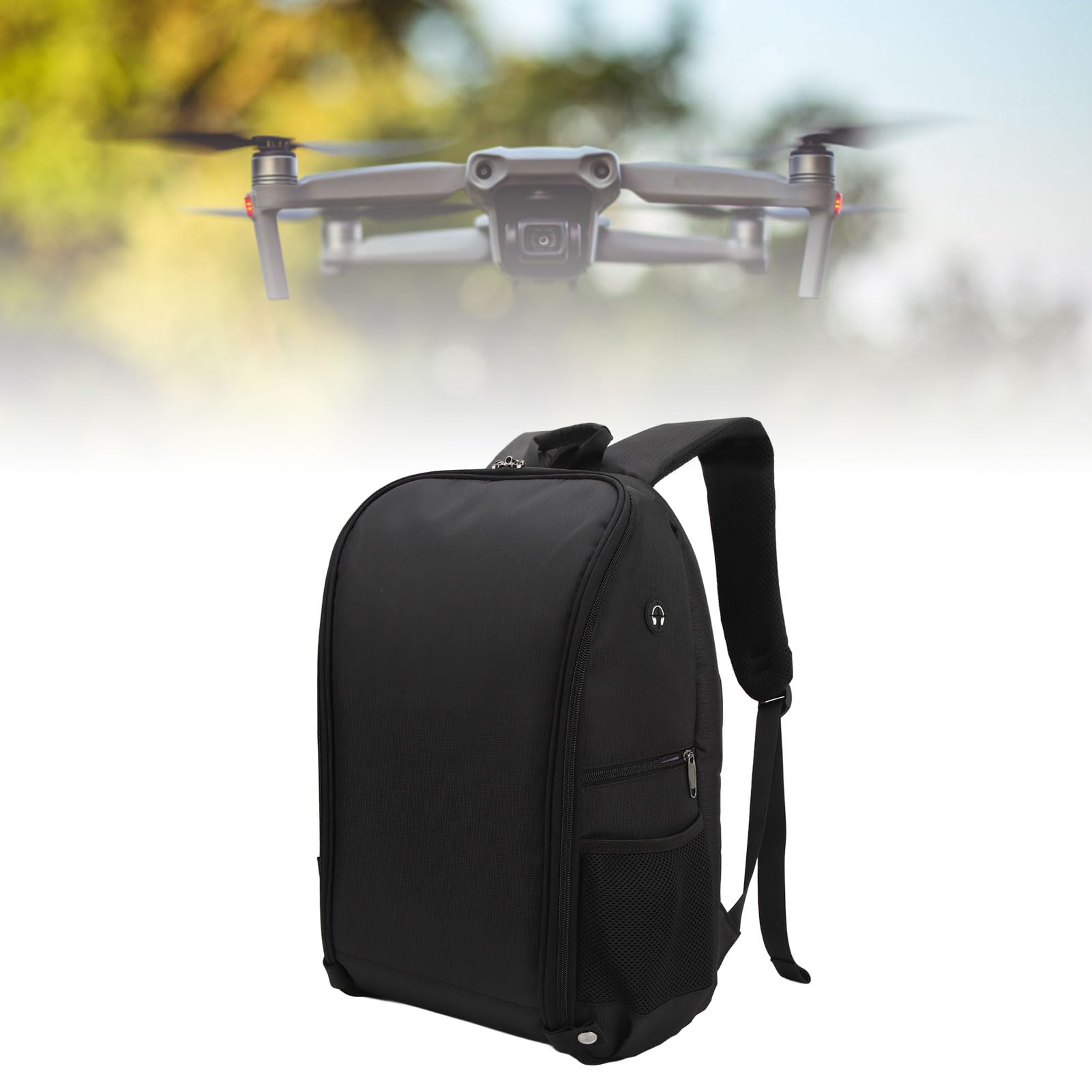 KUIDAMOS Estuche de Nailon Duradero para Transporte de Drones para Air 3, Bolsa de Cámara Resistente a Impactos para Viajeros