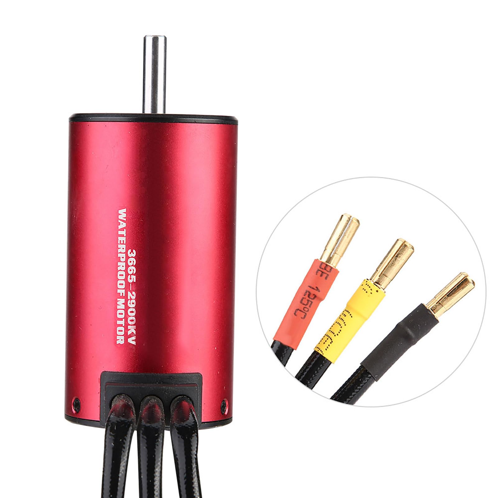 Motore Senza Spazzole per Auto RC, 2900KV 3500KV Motore Senza Spazzole Impermeabile per 1/8 1/10 Accessori per Auto RC (2900KV)