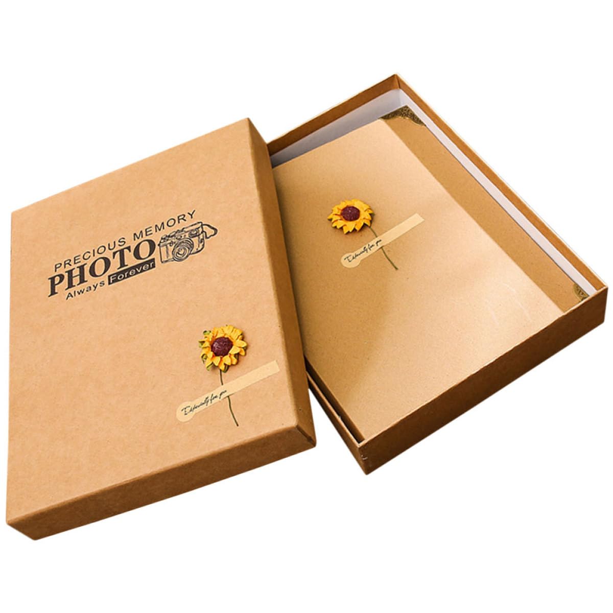 Vintage Fotoalbum Khaki 30 Seiten Craft Paper zum Selbgestalten