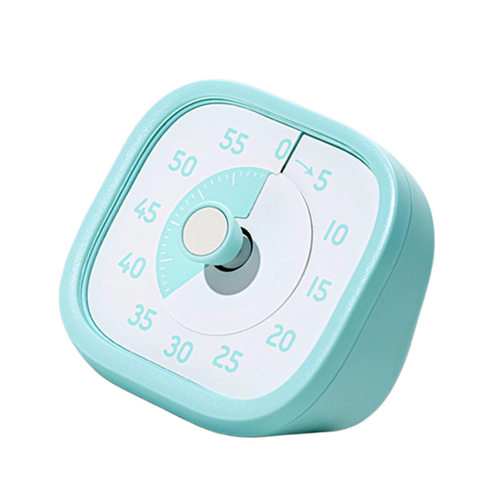 Visual Countdowns Timer with High Accuracy for Kitchen Study and Exercise Time Tracking 60-Minutes Timer ABS Cooking Clock Whirling Knob Clock