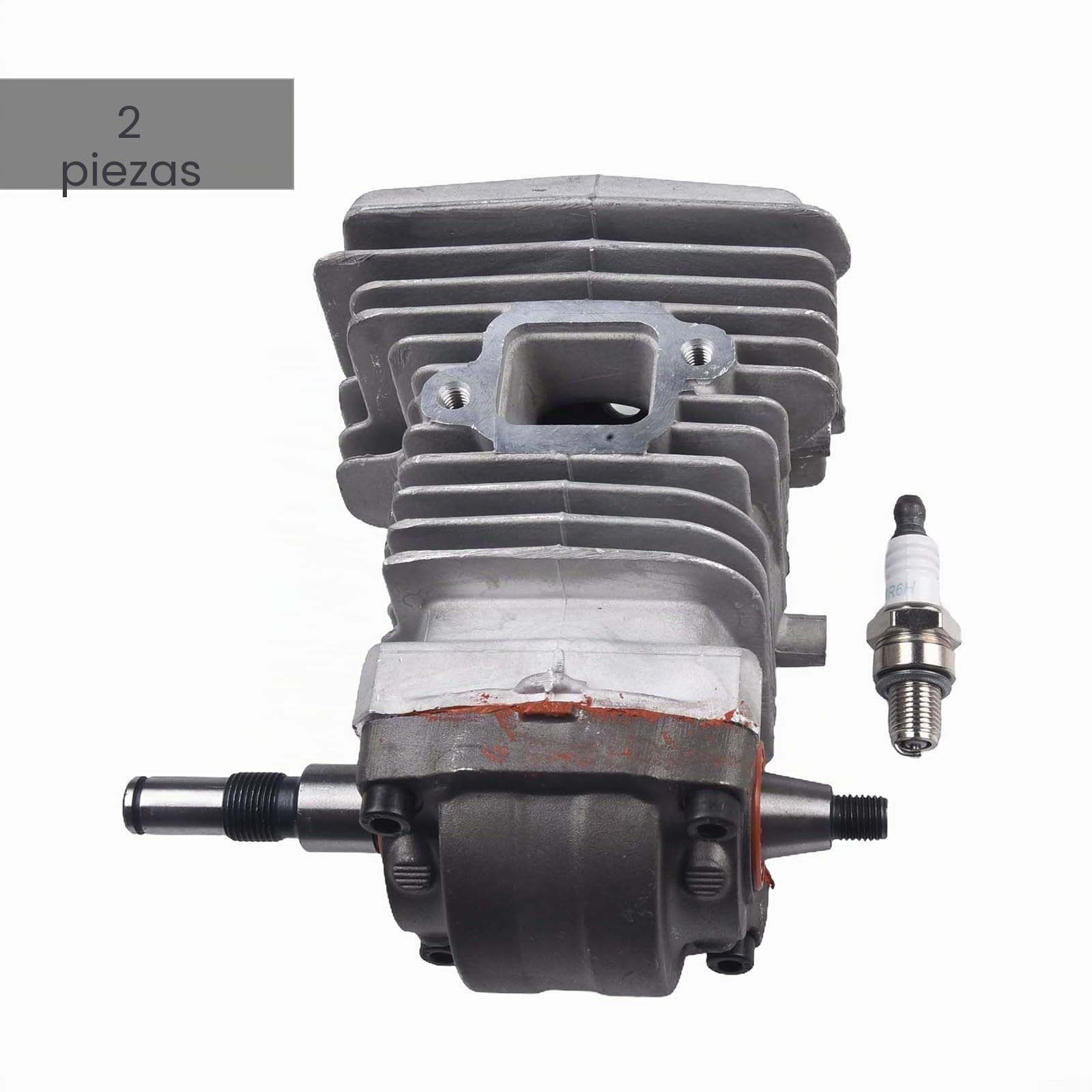 Motor cilindro pistón cigüeñal conjunto, 40 mm adecuado para Stihl-MS211, para MS211C para motosierra MS 211, pieza de repuesto de metal motor pistón cilindro,