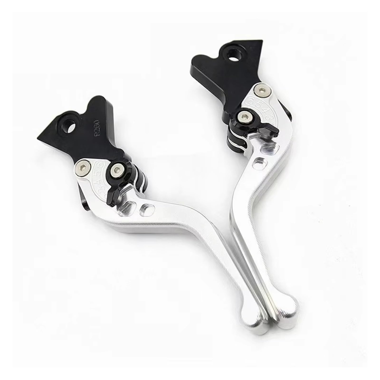 Palanca embrague freno Royal Enfield Himalayan 450 de aluminio regulable color plata