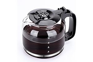 Perfect 12-Cup Glass Carafe for Taylor Swoden Coffee Lovers