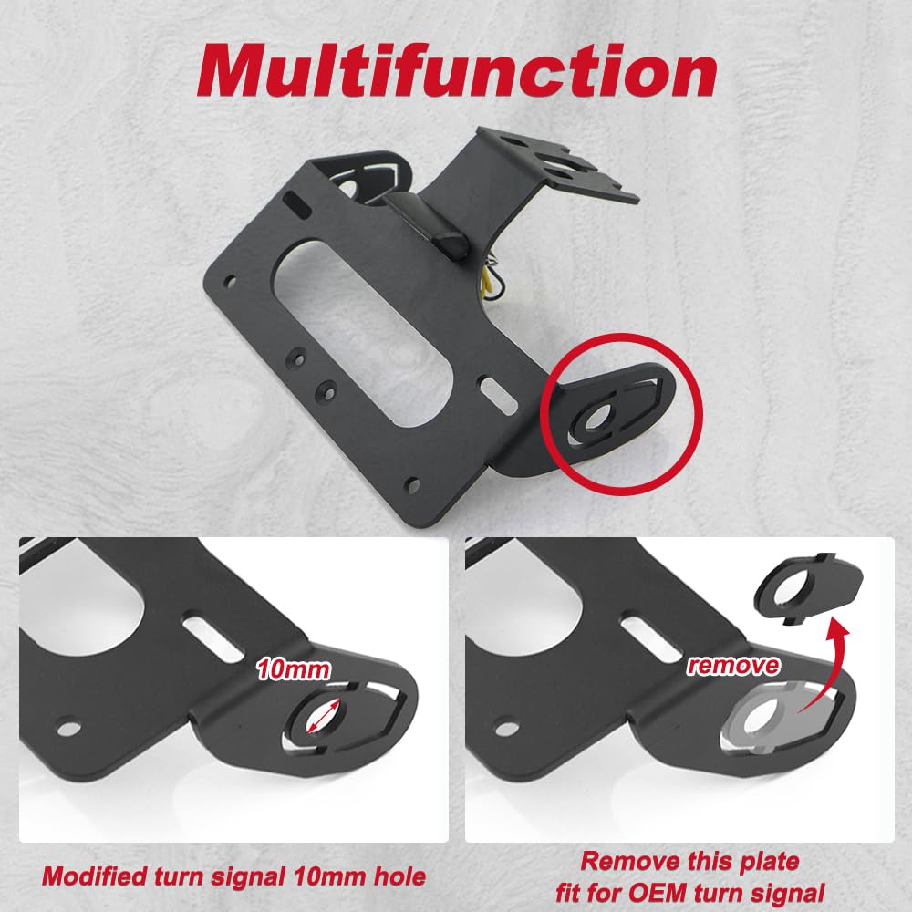 Xitomer Rear Tail Tidy/Fender Eliminator Kits, Fit For YZF R1 2015-2018 2019 2020 - View #10