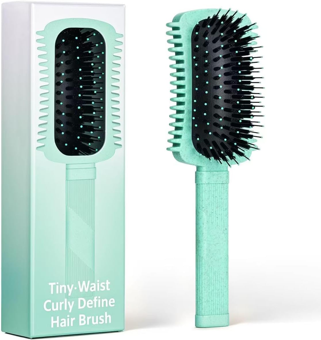 Curly Hair Brush Defining, Volume Curl Defining Brush for Effortlessly Detangling Shaping and Styling Women's Curls, Waves & Coils, Curly Hair Products, Reduce Frizz
