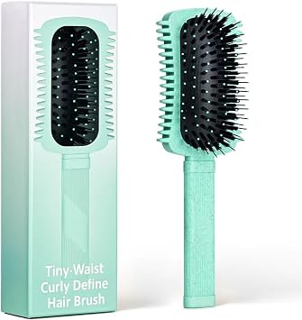 Curly Hair Brush Defining, Volume Curl Defining Brush for Effortlessly Detangling Shaping and Styling Women's Curls, Waves & Coils, Curly Hair Products, Reduce Frizz