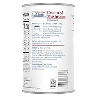 Vista 3 de LeGout Crema de sopa enlatada condensada de hongos, 0.00 oz de grasa trans, 50 onzas, paquete de 12