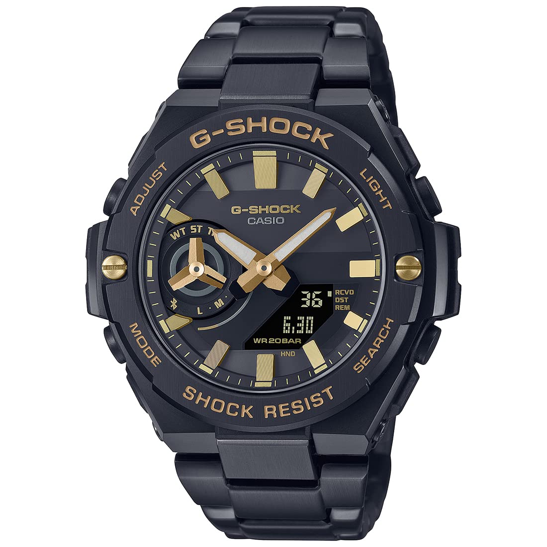 Casio Men Stainless Steel G-Shock AnalogDigital Black Dial Gst-B500Bd-1A9Dr (G1275), Band Color-Black (B0BK1LTCX8) Amazon Price History, Amazon Price Tracker