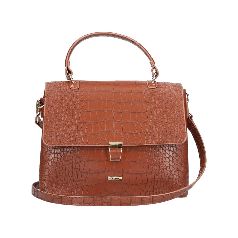 Rieker Ladies H1651 Brown Handbag, brown, 245x90x185 cm