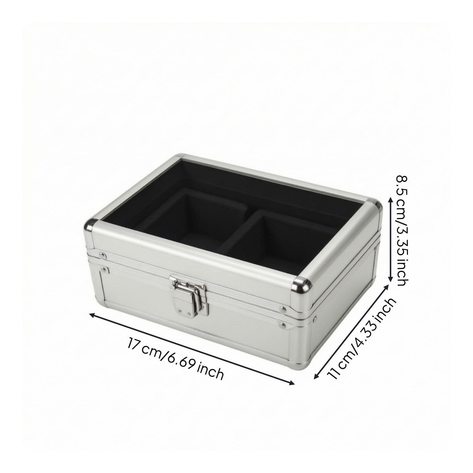 Étui Montre Double Organisateur Coffret, Noir, style to 1