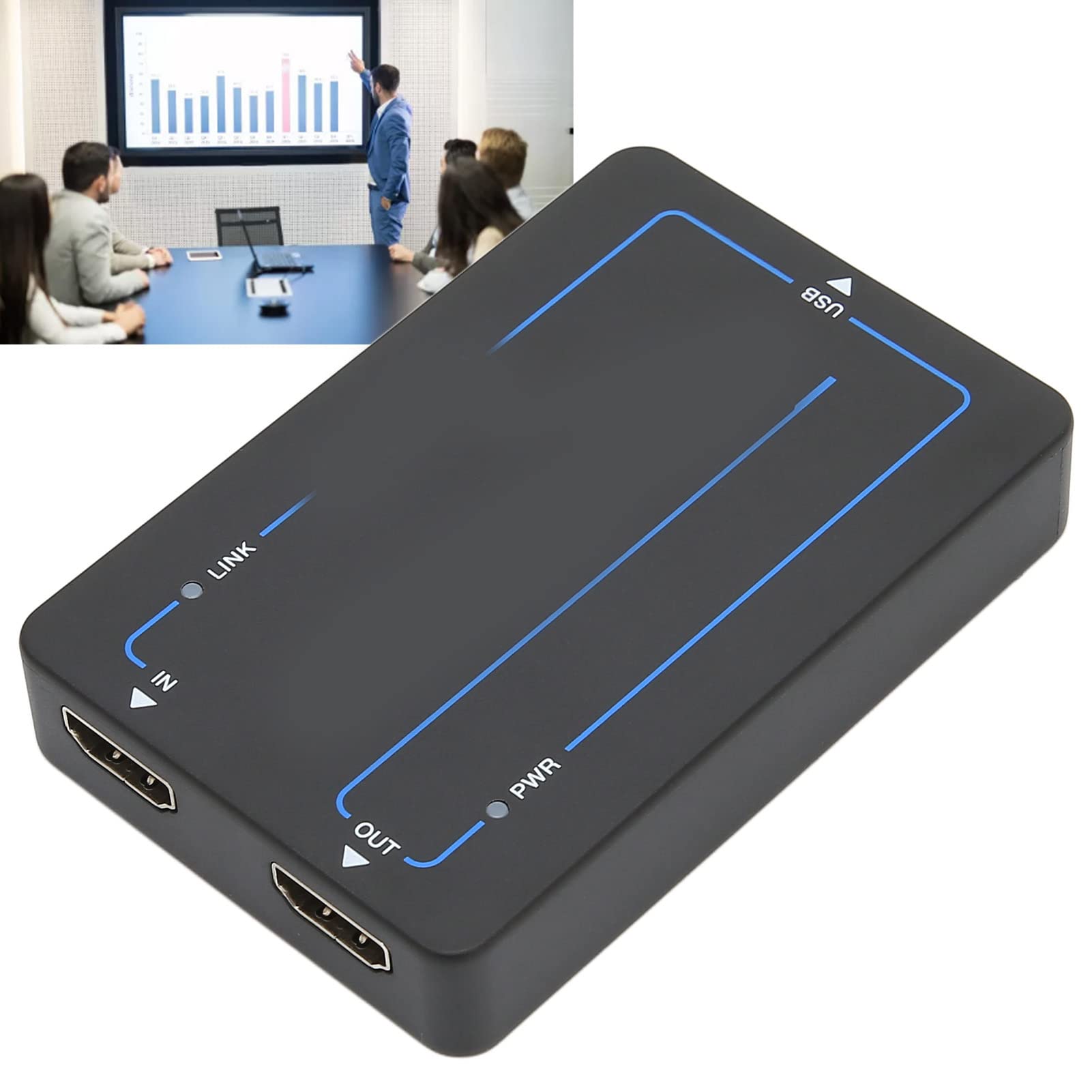 Tarjeta de Captura de Vídeo con Interfaz Multimedia HD, Dispositivo USB 3.0 con Resolución 4K para Transmisión en y Creación de Contenido