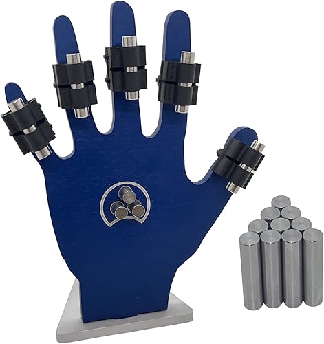 Finger Weights Original - Set of 5 For Health Wellness Physical and Occupational Therapy Grip Strength Hand Grip Strengthener Trainer