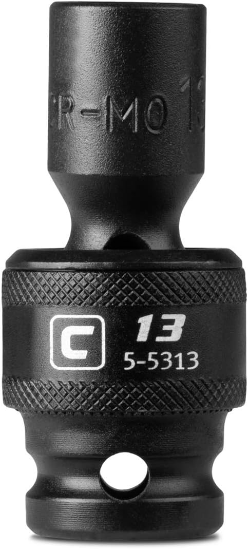 Capri Tools 17 mm Universal Impact Socket, 1/2-Inch Drive, 6-Point, Metric