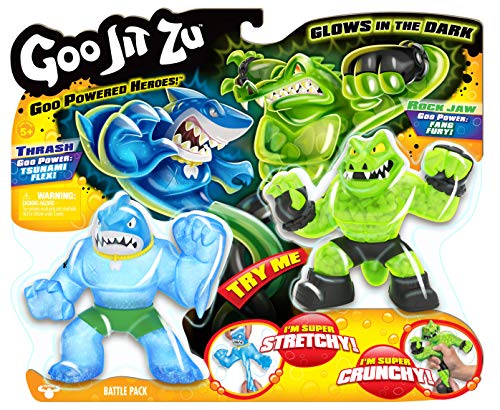 Grandi Giochi Goo JIT Zu GJT02000 Battle Pack de 2 héros, modèles Assortis, Multicolore, 13 cm, 1 Paquet