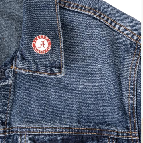 Image of Desert Cactus University of Alabama Magnetic Metal Lapel Pin (B) | Officially Licensed UA Alabama Crimson Tide Enamel Finish Lapel Pin Formal Wear Bag and Hat Jewelry Tie Track Brooch Pin
