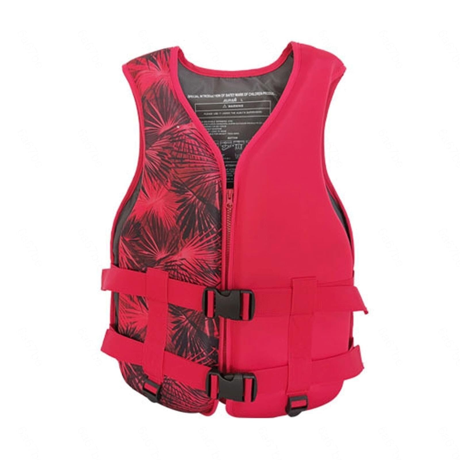 Giubbotti di Salvataggio for Adulti for Kayak e Pesca, Giubbotto di Sicurezza Regolabile for Paddle Boarding, Surf, Canottaggio, Nuoto, Sport Acquatici(Red A,XL)