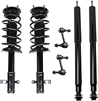 Vista 31 de Detroit Axle - Kit de suspensión de 6 piezas para Chevy GMC Silverado Sierra 1500 2007-2013 [sin suspensión electrónica] Puntales delanteros, barras
