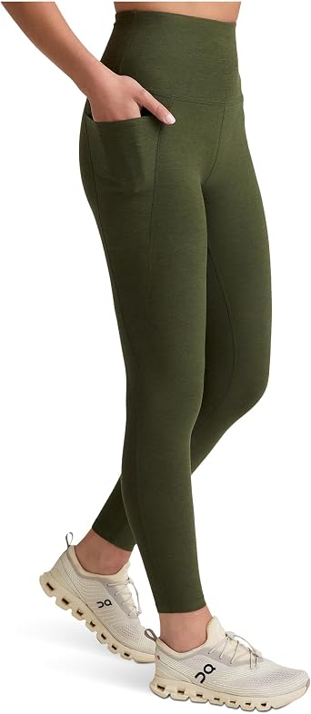 Beyond Yoga Women's Spacedye Out of Pocket High-Waisted Midi Legging