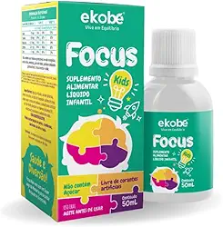 Focus Kids (Memória) Sabor Tutti-Frutti 50ml Ekobé