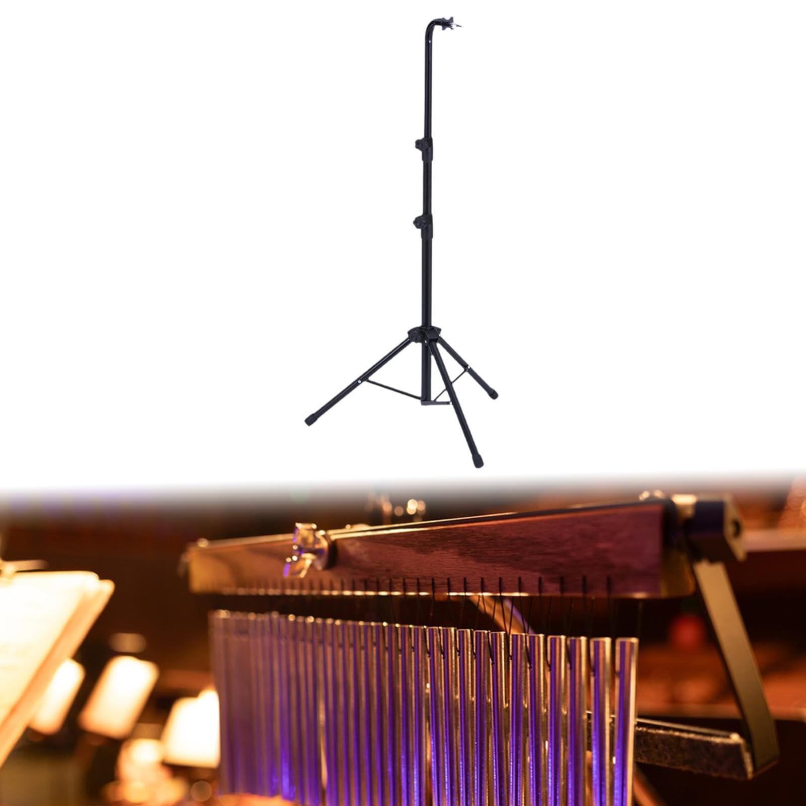 CHIMES MONTAGE STILL WIND WIND GLIGE Einverstellbares Stand Musical Glockenspiele
