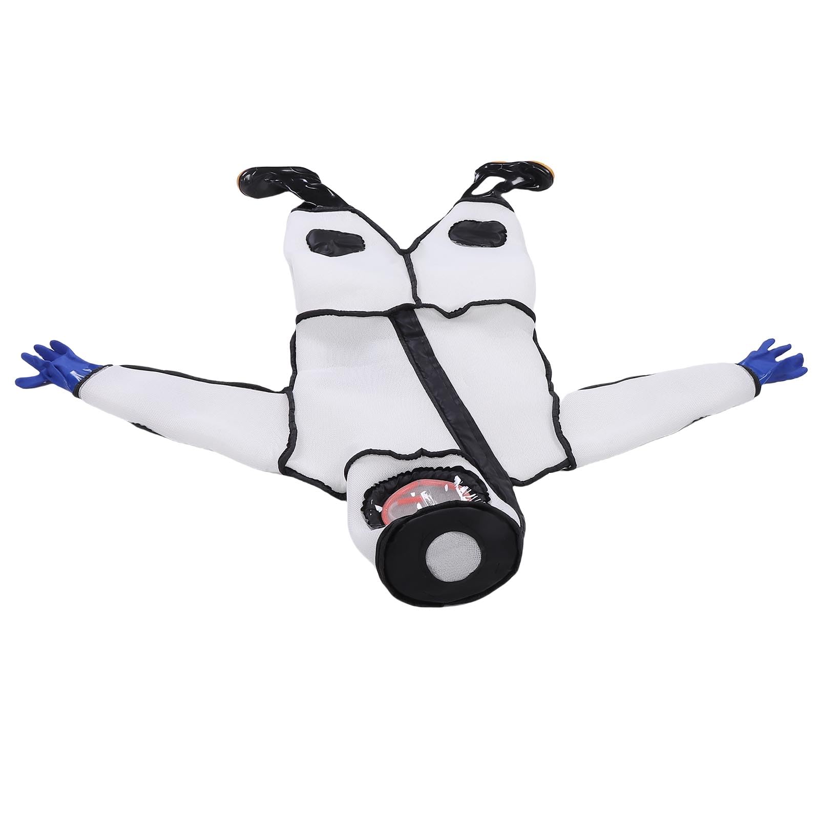 RiToEasysports Ganzkörper-Bienenanzug, Imkerkostüm mit Handschuhen, 3D-Baumwolle, Belüftet, Stichfester Anzug für Männer und Frauen, 180–183 Cm Körpergröße, Schuhgröße 43, Bienenhausschutz