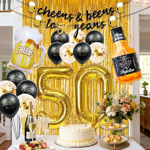 Kit Decoración Cumpleaños 50 Años 50% OFF - $8.44
