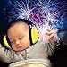 Pilipane Infants Noise Cancelling Headphones, Safety Earmuffs, Foldable Children's Sleep Earmuff Noise Cancelling Hearing for Conservation for Babies(Yellow)