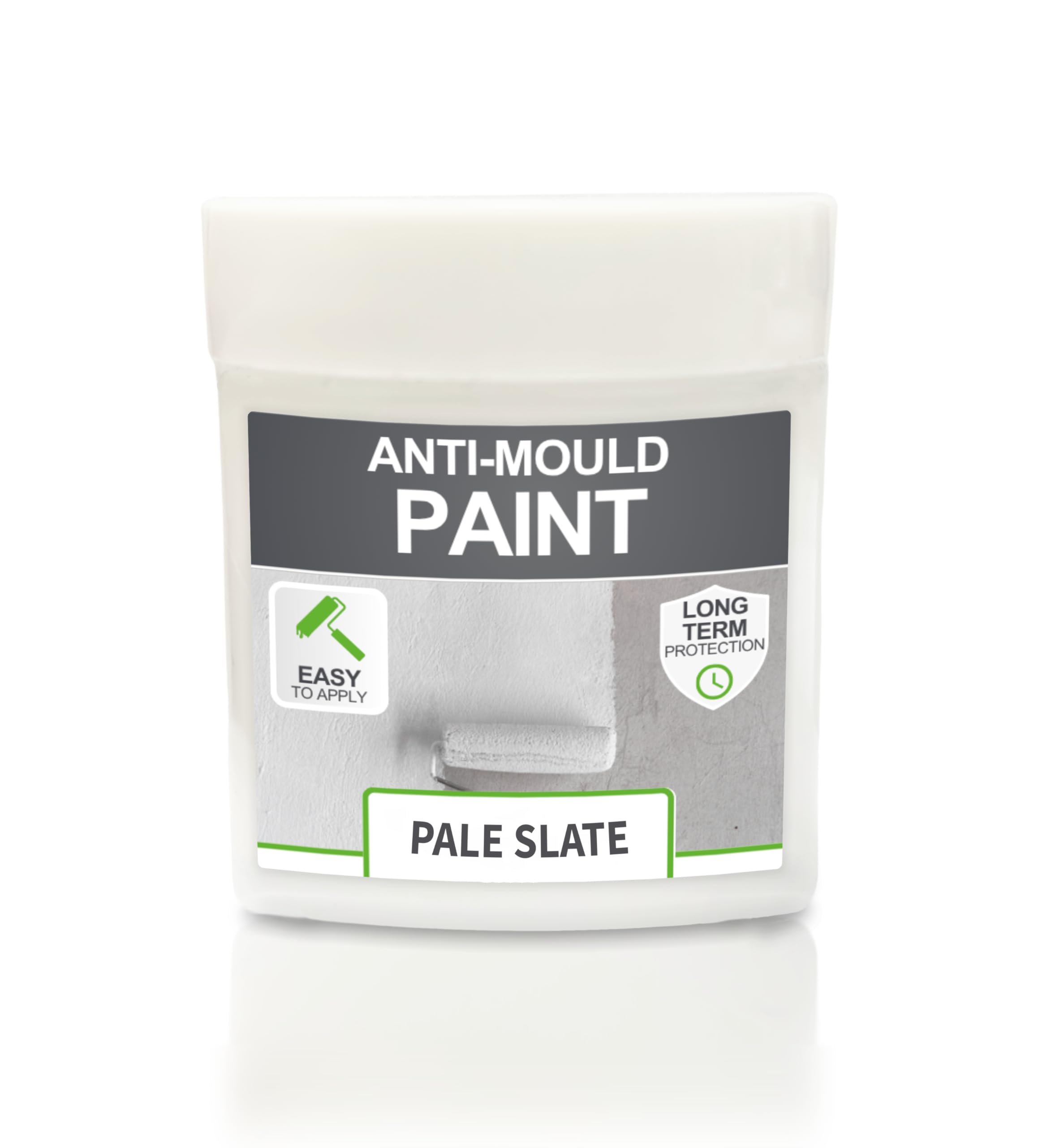 ClimaShield Anti Mould Paint - Pale Slate, 75ml Sample - Anti-Mould Paint for Bathrooms, Kitchens & Bedrooms. Effective Damp Seal for Walls & Ceilings to prevent the growth of Mold & Mildew