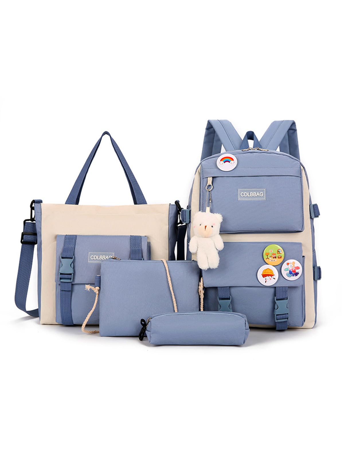 Children School Bag Student Backpack, School backpack,Adjustable Shoulder Strap Large-capacity Waterproof Bookbag,Elementary Junior High University School Bag