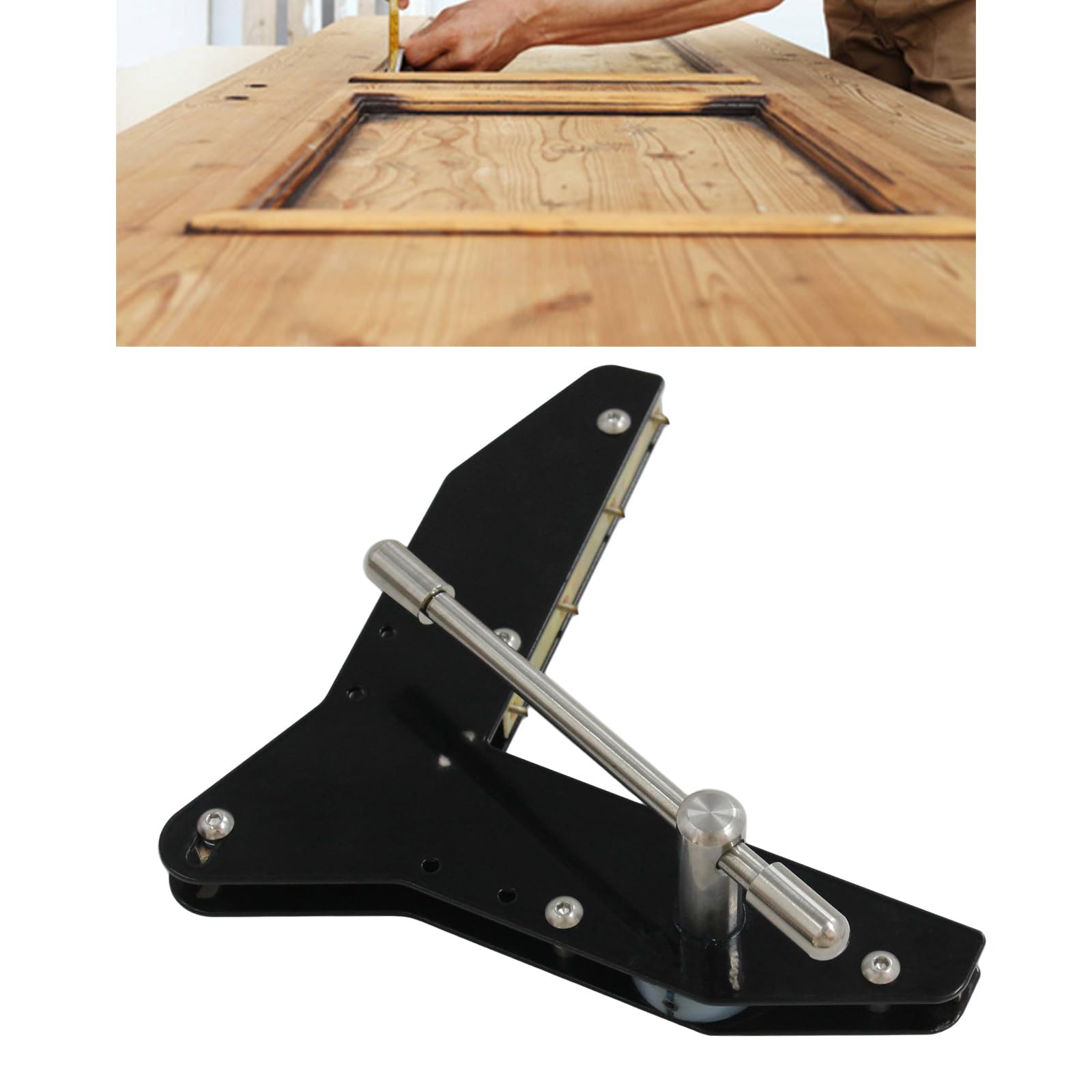 Abrazadera de esquina de inglete de acero de alto carbono para carcasa de puerta de ventana, unión precisa de madera y montaje para entusiastas del bricolaje