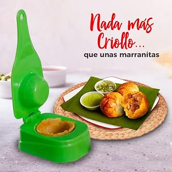 Tostonera Plantain Press - Solid Masher for Stuffing Tostones - 18 * 4.5 * 9cm Cup Deep Plantain Baskets Maker