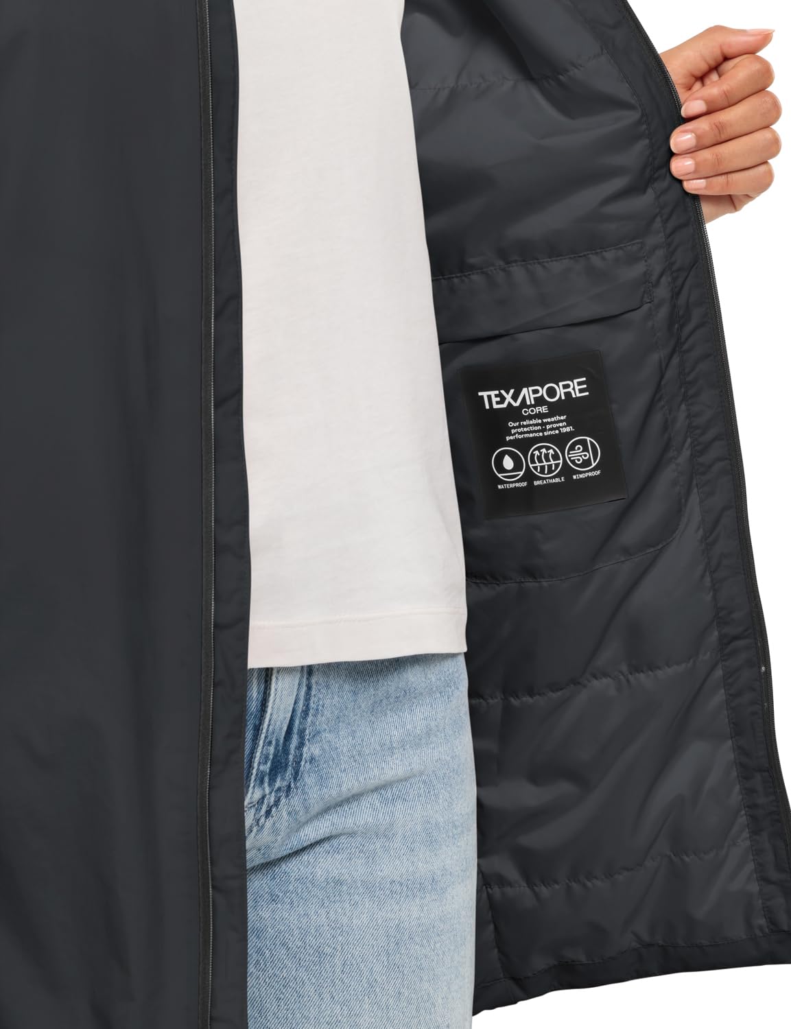 Jack Wolfskin Damski płaszcz Textor Coat W (1 opakowanie)