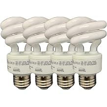 Gold Electric 13W Compact Fluorescent Light Bulbs, E26 Base, 2700K Warm White, Energy Star Certified, 10000 Hours Life 4