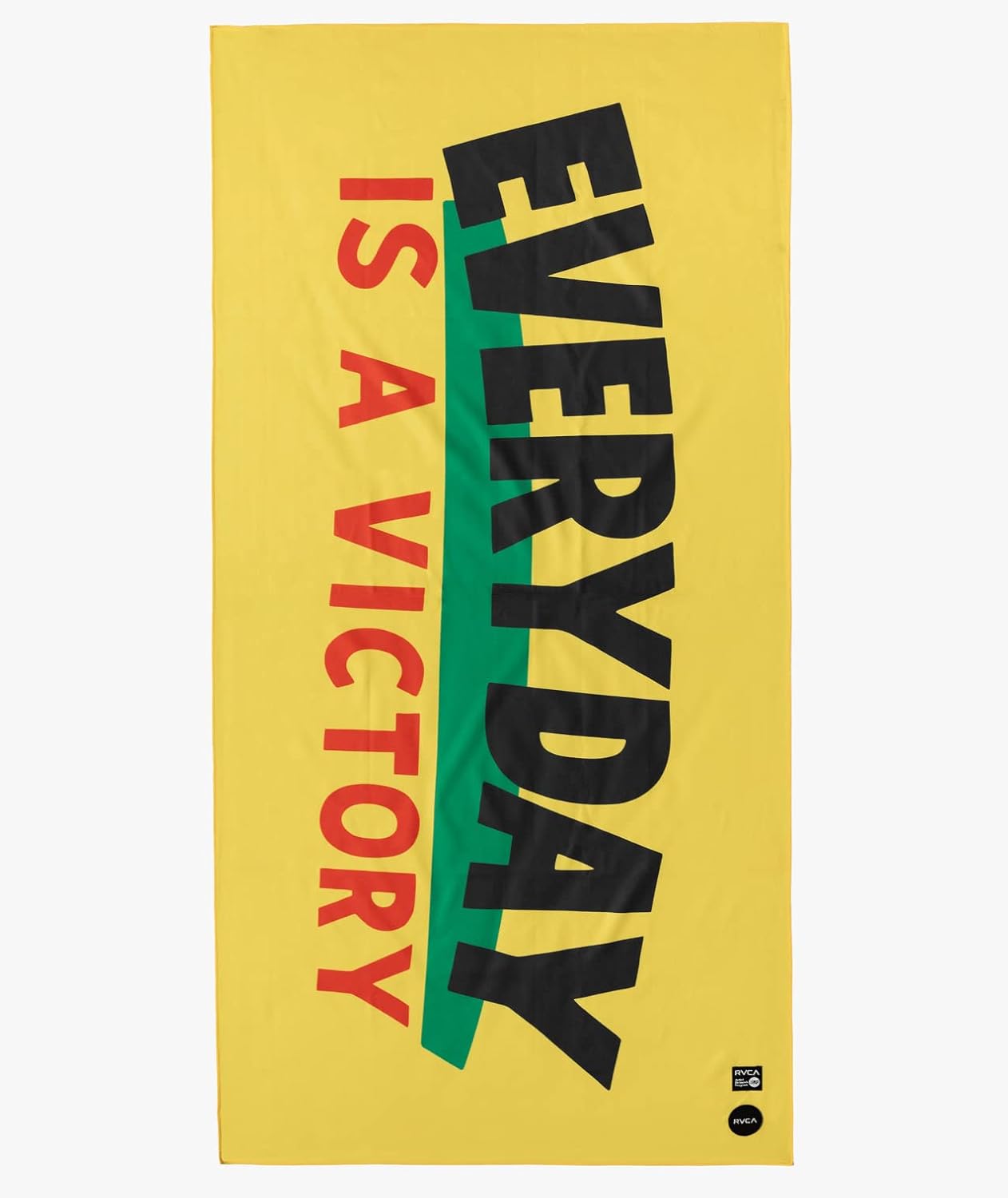 RVCA Everyday Victory Towel (Yellow, One Size)