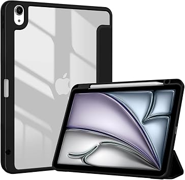 iPad 11 A16 2025 & iPad 10. Nesil 10.9  Tablet K l f    Kalem B lmeli, Uyku Modlu, Tri-Folding Stand Siyah