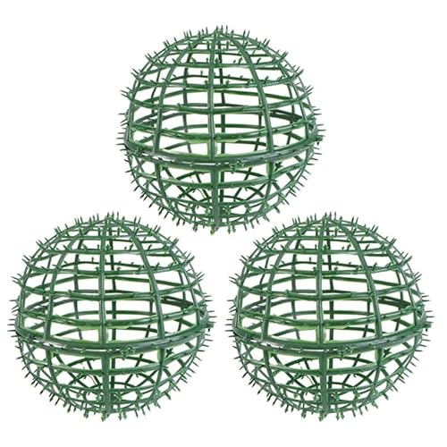 iplusmile Floral Display Stand Topiary Ball Shelf Artificial Plant Holder Plastic Topiary Frame Flower Support Cage Garden Decor