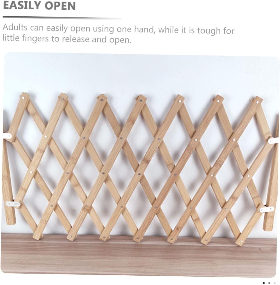 Wooden Pet Barrier Fence Wear Resistant Dog Safety Gate for Indoor Use Easy Assembly Durable Material for Doorways and Hallways