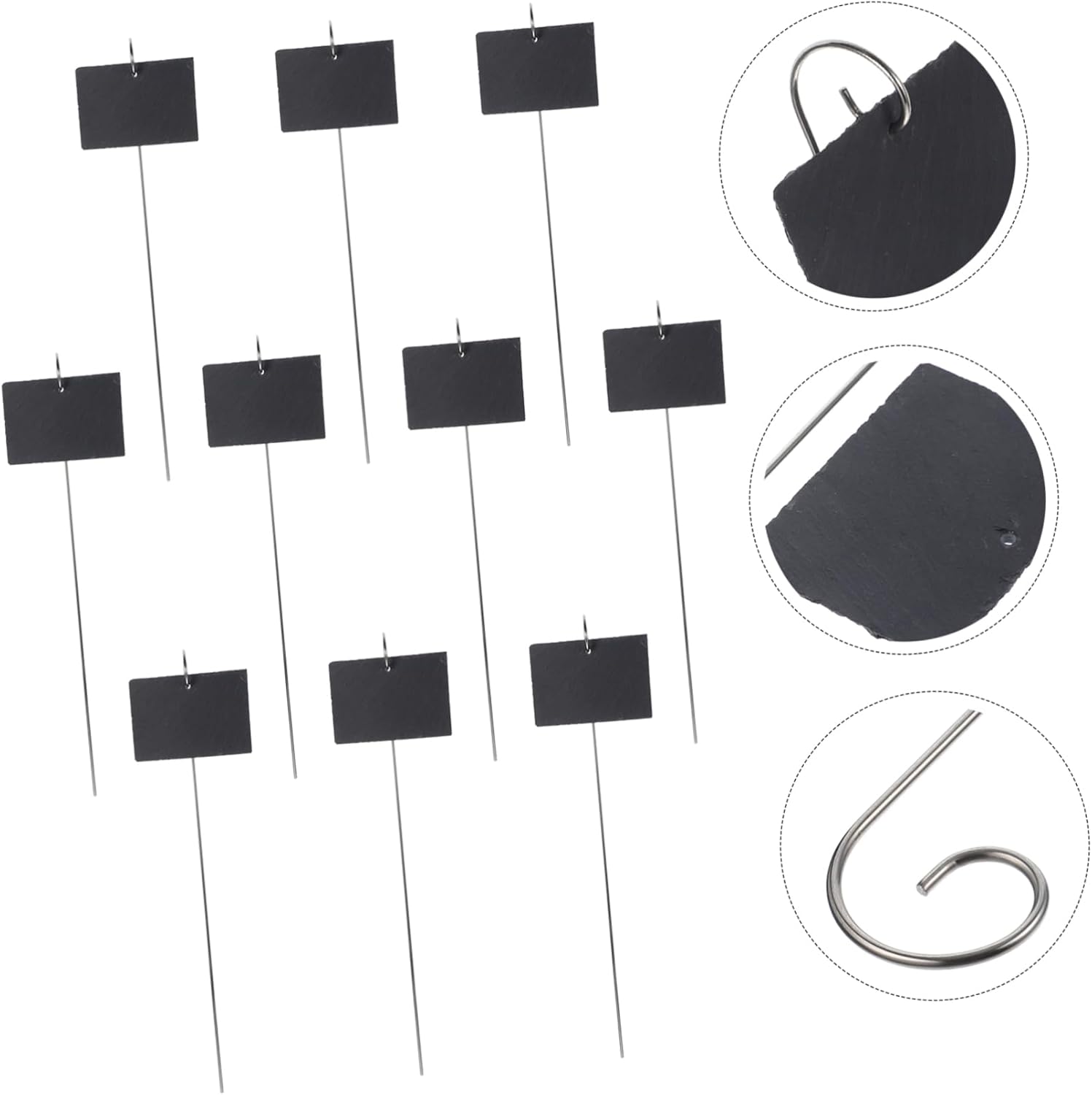 1set Garden Plant Labels Landscape Signs Markers Stakes and Pens for Easy Plant Identification Flower Beds Pots and Greenhouses