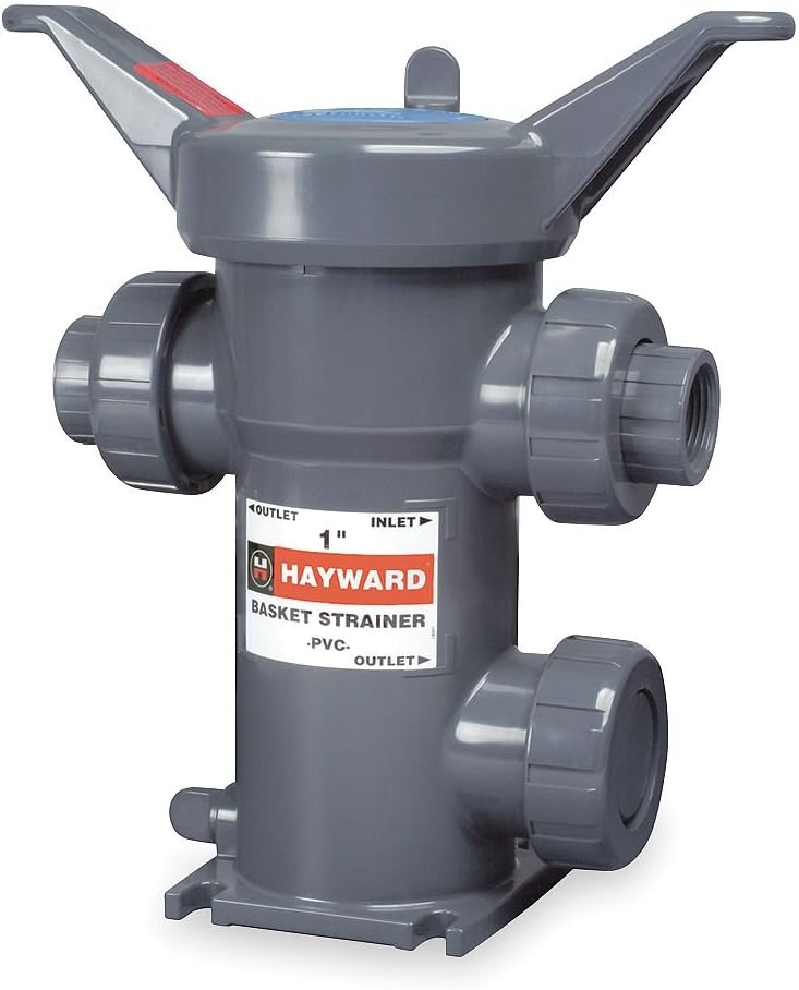 Hayward Industries - SB1600FT18 - HAYWARD Basket Strainer: PVC, Single, Flanged, 6 in, 0.1250 in, 125 psi