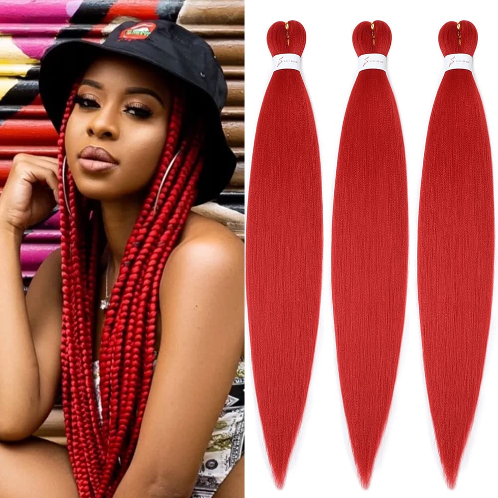 YDDM Capelli Per Treccine Africane Rosa Extension Treccine Texture Yaki Easy Install per Principianti 20 Pollici 3 Pezzi Capelli Leggeri e Naturali per Box Braids, Twist e Crochet — view 78