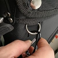 Vista 4 de Pack of 2 Golf Club Brush Groove Cleaner with Retractable Zip-line and Aluminum Carabiner Cleaning Tools