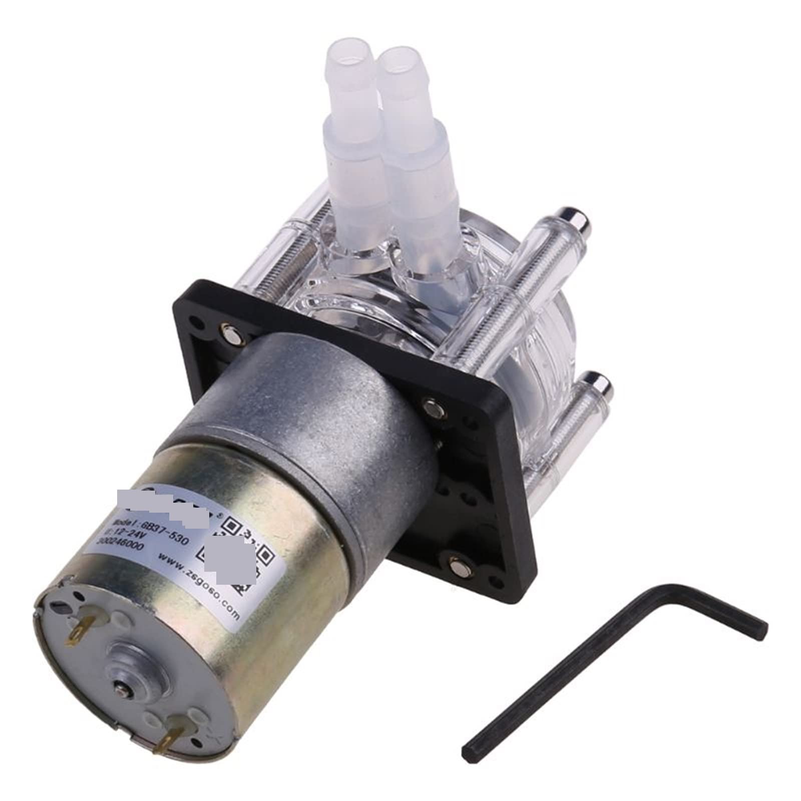 Lpuhhda 380V Diaphragm Pumps, Dc 12/24V Peristaltic Pump Large Flow Dosing Pump Vacuum Aquarium Lab Analytical(380V)