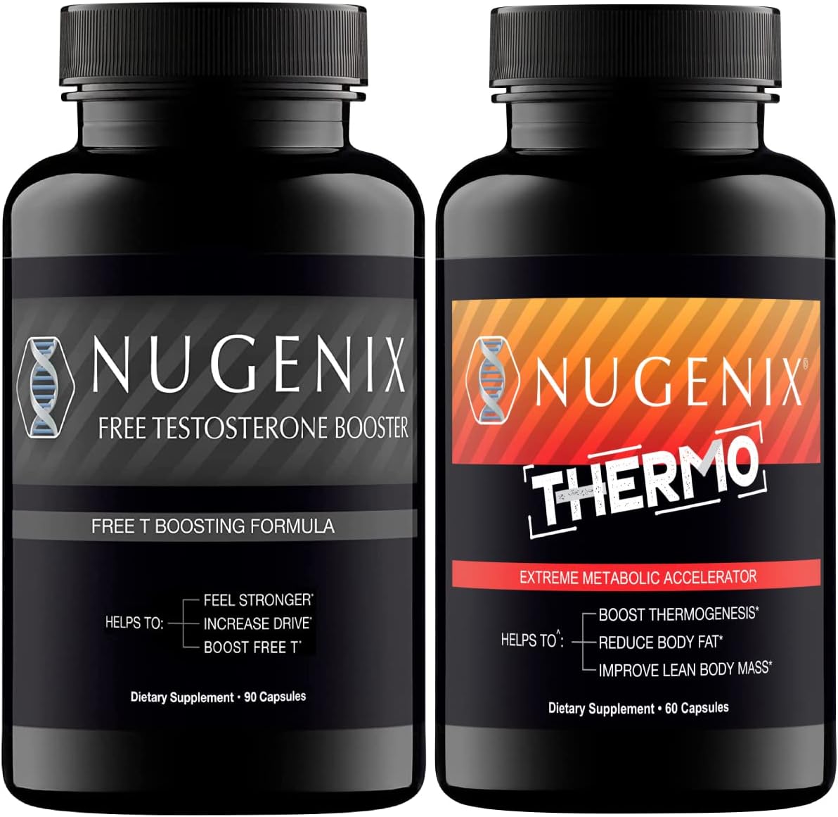 Nugenix Free Testosterone Booster for Men Thermo Fat Burner Supplement for Men