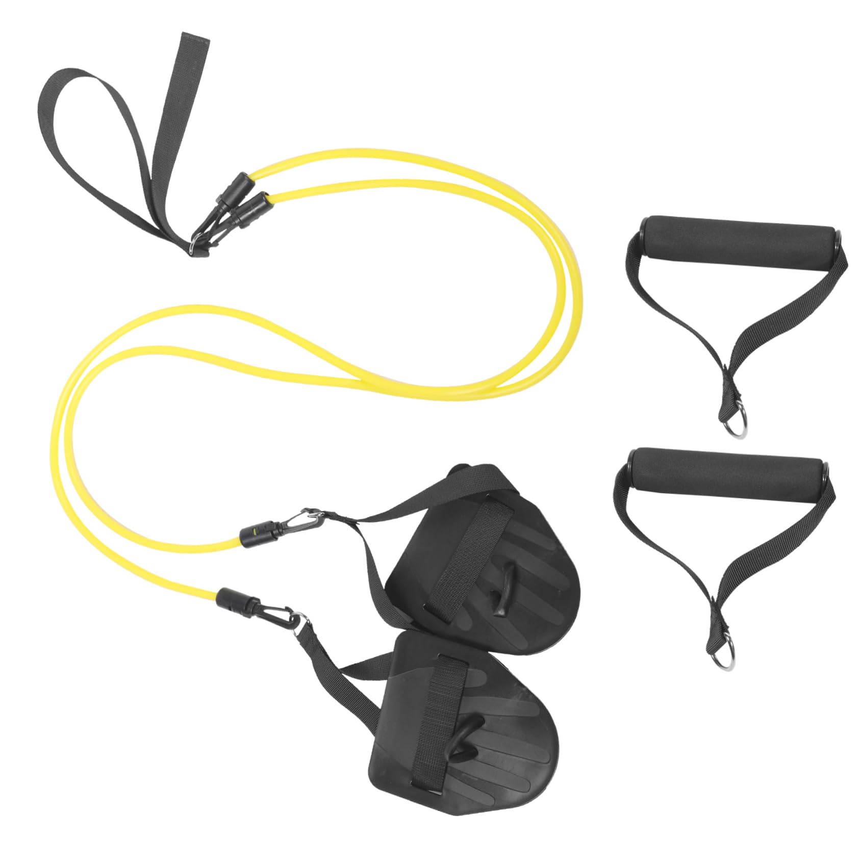 OSOLADY 1 Set Swim Training Belt with Resistance Band Neoprene Swim Tool for Adults and Amateurs for Home Pools and Stationary Swimming Exercises Easy Installation