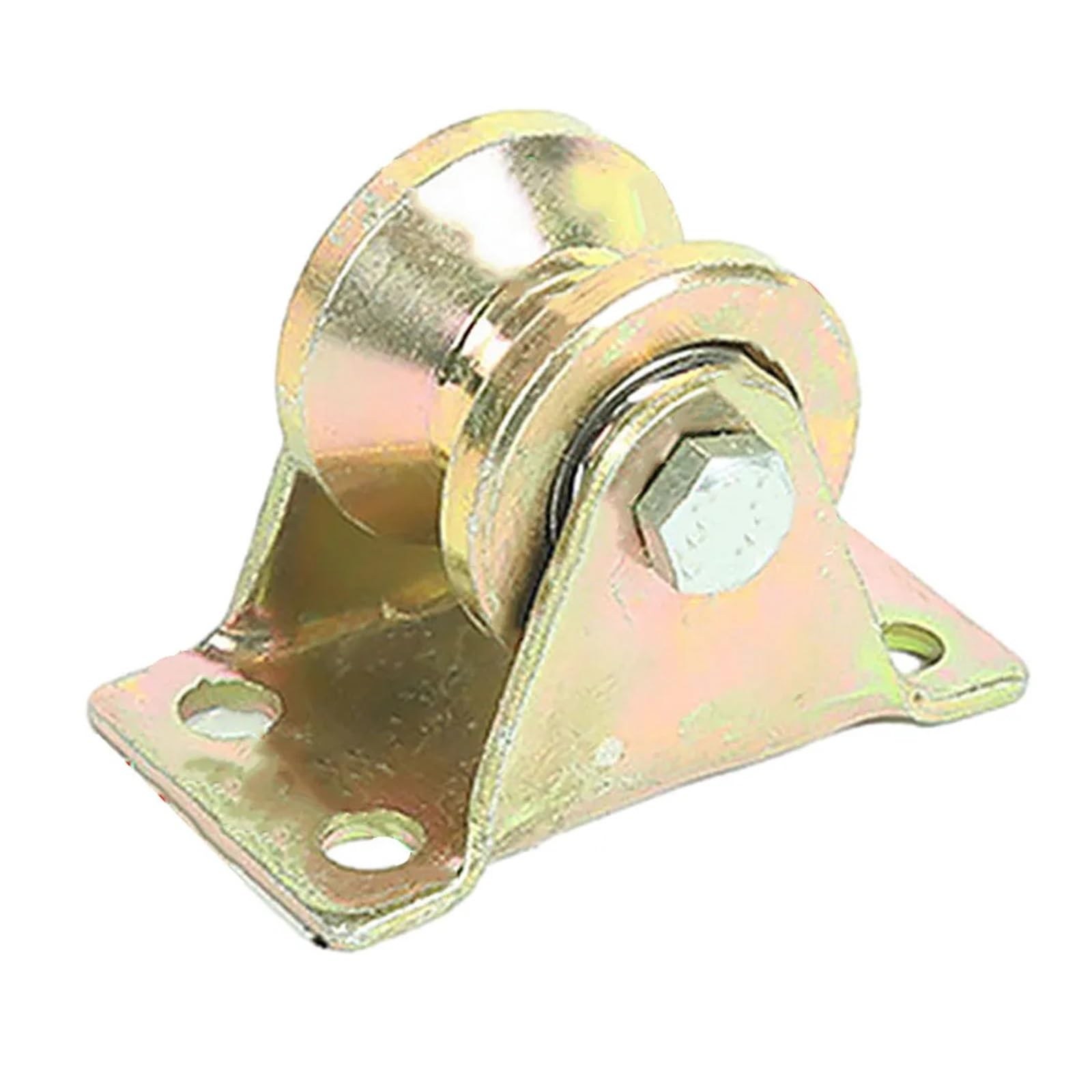 V-Nut-Rollen für Schiebetore, 1 Riemenscheibe für Stahlseile 1-8 mm, mit 2 Kugellagern, reibungslose Bewegung für Türen und Fenster, 32 mm V-Nut-Rad