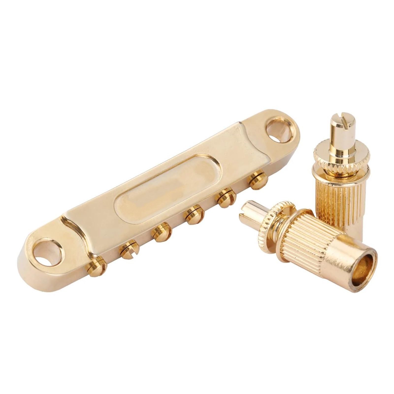 Zestaw Siodełek Z Rolkami Mostkowymi O Średnicy 52 Mm Do Gitar Elektrycznych Mostek Gitarowy(Gold)