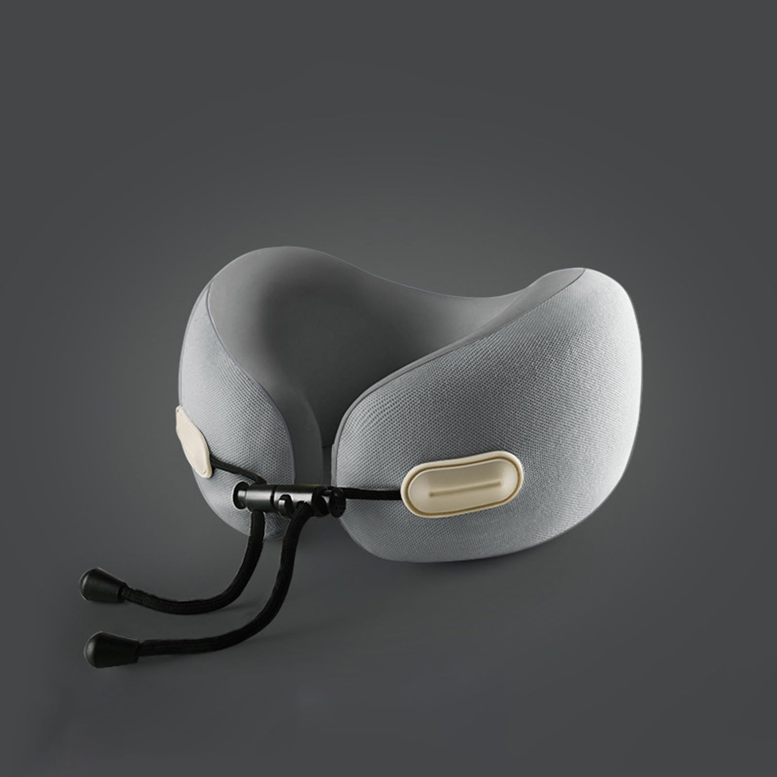 Cuscino cervicale da viaggio, morbido cuscino a forma di U con supporto ergonomico per aereo, lettura, yoga, campeggio e pisolino, design portatile