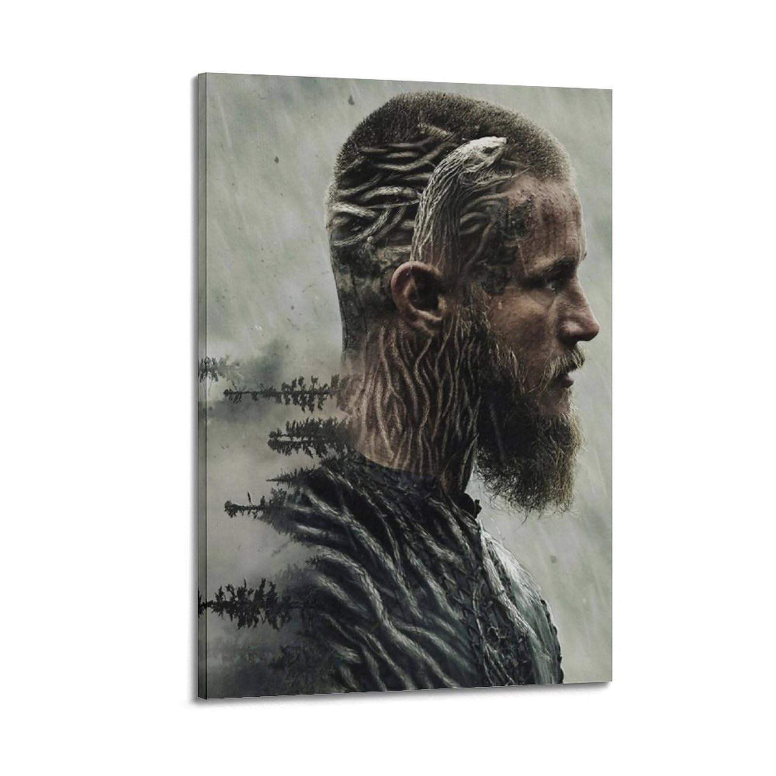 VZRSQZK Ragnar Lordbrock Poster Décoratif Sur Toile Et Image D'art Moderne Pour Chambre à Coucher 50 X 75 Cm