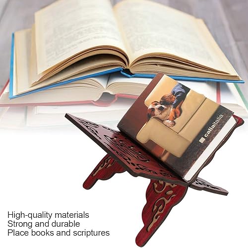 Miniatura 2 de Soporte para libros sagrados del Corán del Corán, soporte para libros de lectura musulmana, suministros religiosos artesanales, soporte coreano,