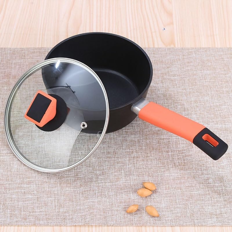 5Piece Non Stick Aluminum Cookware Set for Home Kitchens Compatible with Various Oven Types